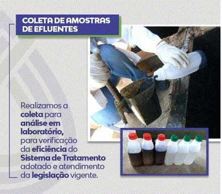 Coletas de Amostras de Efluentes